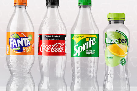 Coca-Cola flessen van 100% gerecycled plastic