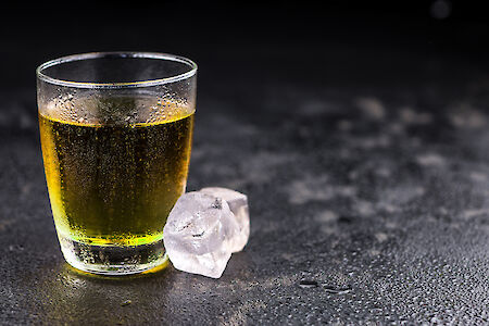 Energiedrank in glas